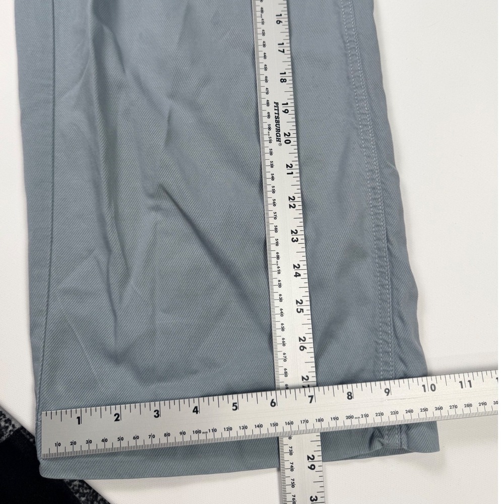 Madewell Neale Wide Leg Pants Womens 6 Blue New Pleated Tencel - Picture 10 of 15